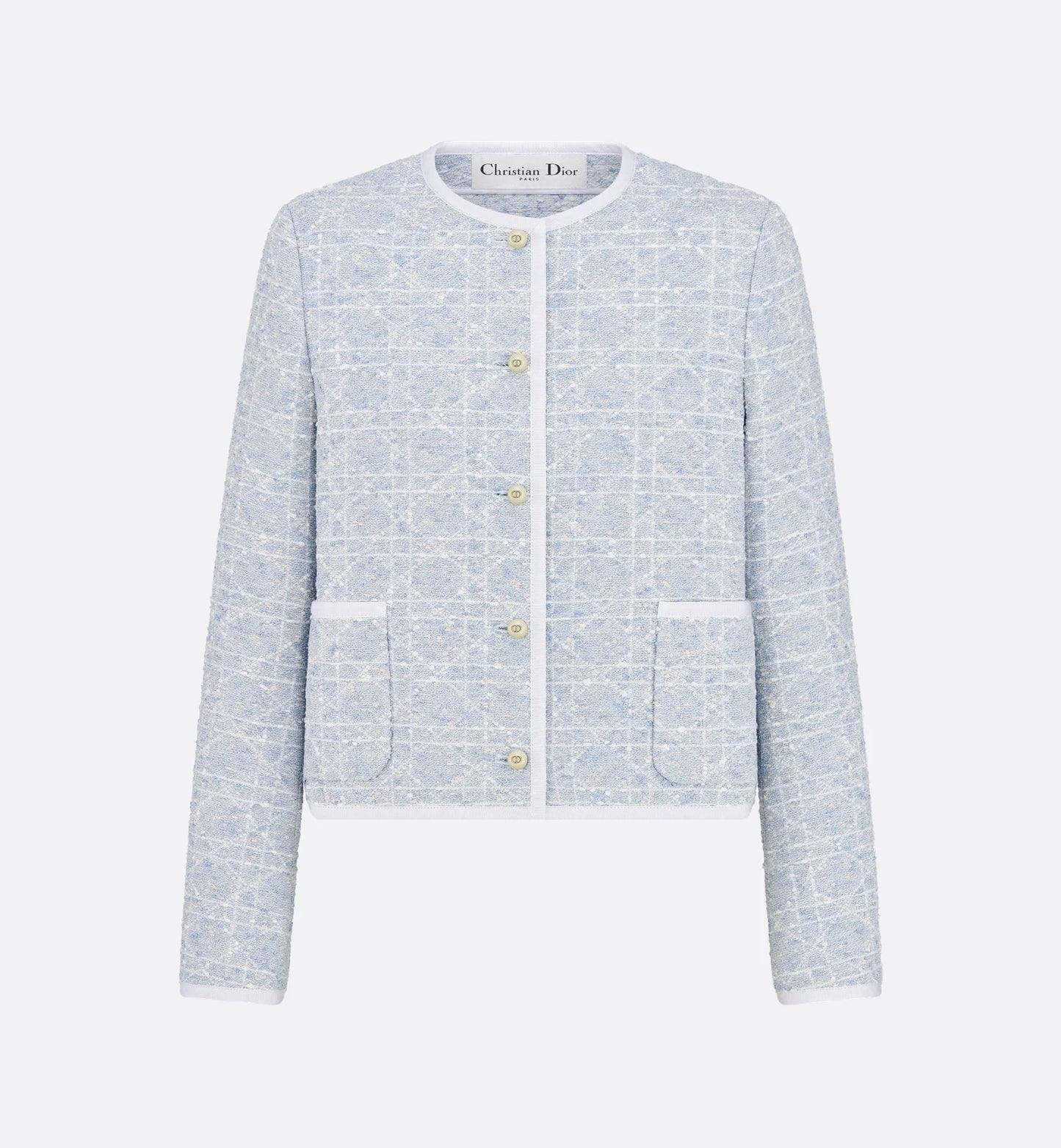 Macrocannage Cropped Jacket